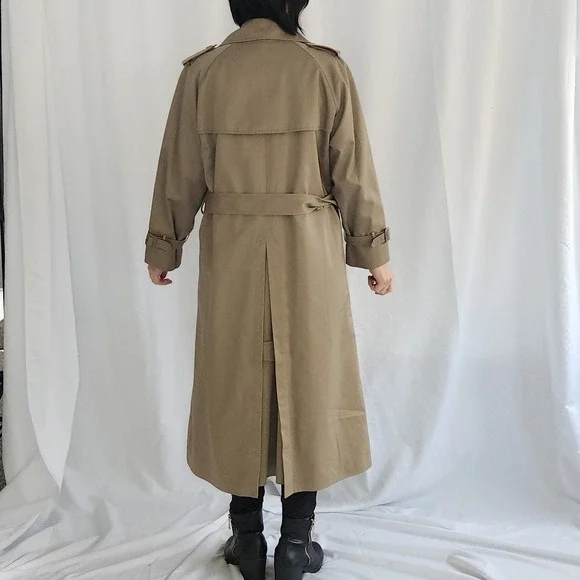 90s Classic Trench Coat with Wool‎ Liner - Picture 3 of 6